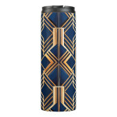 BOUTEILLES ISOTHERMES MOTIF BLUE & COPPER ART DÉCO (Dos)