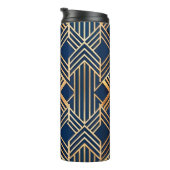 BOUTEILLES ISOTHERMES MOTIF BLUE & COPPER ART DÉCO (Tourné sur la droite)