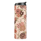 Bouteilles Isothermes Motif botanique de Pêche Florale (Tourné sur la gauche)