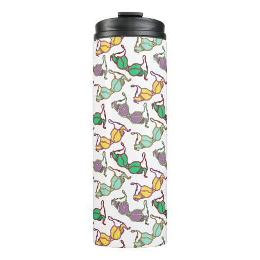 Bouteilles Isothermes Motif Bra multicolore (Devant)
