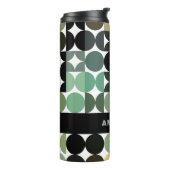 Bouteilles Isothermes Motif Brown personnalisé Fun Grey Green Mustard (Tourné sur la gauche)