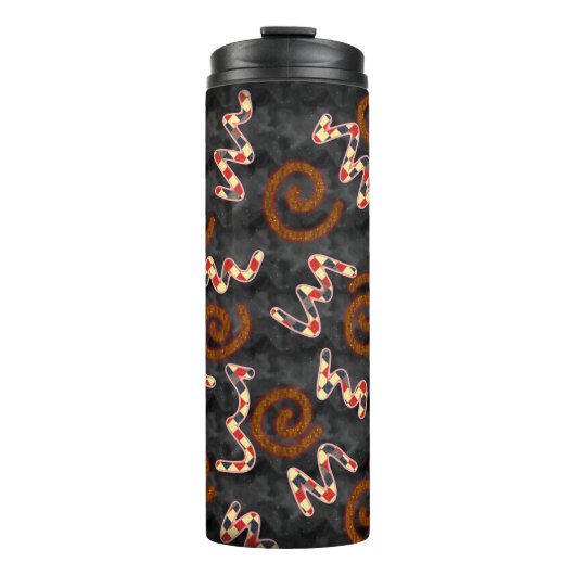 Bouteilles Isothermes motif brun (Devant)