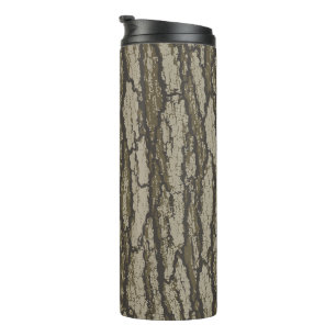 Bouteilles Isothermes Motif camouflage écorce de chêne pour vêtements de