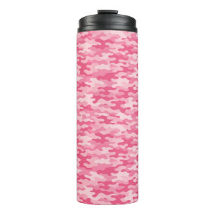 Bouteilles Isothermes Motif camouflage rose féminin