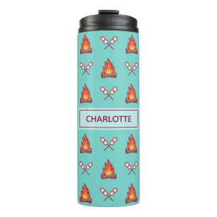 Bouteilles Isothermes Motif Campfire et Marshmallow