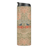 Bouteilles Isothermes Motif célèbre des oiseaux de William morris (Tourné sur la droite)