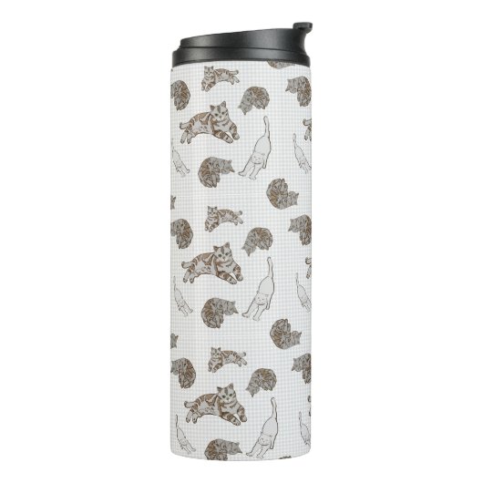 Bouteilles Isothermes motif chats (Tourné sur la gauche)