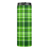 Bouteilles Isothermes Motif Checkered de couleur verte (Dos)