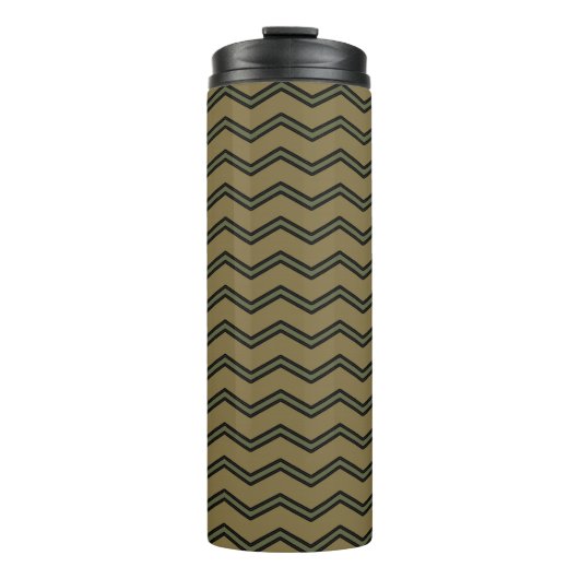 Bouteilles Isothermes Motif Chevron de l'armée (Devant)