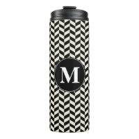 Motif Chevron noir et blanc