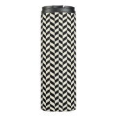 Bouteilles Isothermes Motif Chevron noir et blanc (Dos)