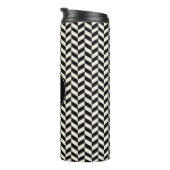 Bouteilles Isothermes Motif Chevron noir et blanc (Tourné sur la droite)