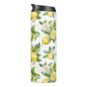 Bouteilles Isothermes Motif citron, Fleurs de citron, Feuilles, Citrus (Tourné sur la droite)