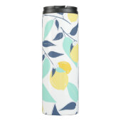 Bouteilles Isothermes Motif citron jaune et menthe (Dos)