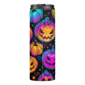 Bouteilles Isothermes Motif Citrouille d'Halloween brillant et multicolo (Dos)