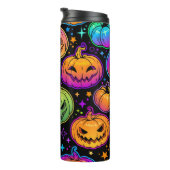 Bouteilles Isothermes Motif Citrouille d'Halloween brillant et multicolo (Tourné sur la droite)