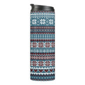 Bouteilles Isothermes Motif classique de pull de Noël scandinave (Tourné sur la droite)