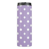 Bouteilles Isothermes Motif Classique Monogramme à Points noirs Violets (Dos)