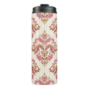 Bouteilles Isothermes Motif classique sans soudure. Damask orient coloré