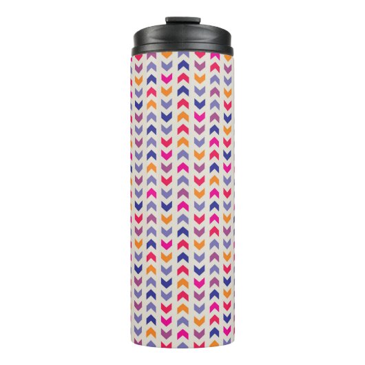 Bouteilles Isothermes motif coloré Aztec Chevron (Devant)