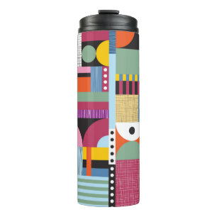 Bouteilles Isothermes Motif coloré scandinave