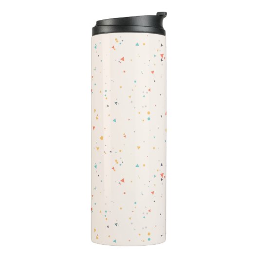 Bouteilles Isothermes Motif Confetti Dots & Triangle (Tourné sur la gauche)