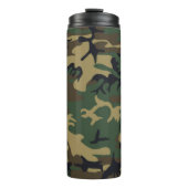 Bouteilles Isothermes motif cool de camouflage de bois (Devant)