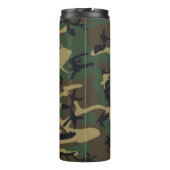 Bouteilles Isothermes motif cool de camouflage de bois (Dos)