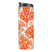 Bouteilles Isothermes Motif corallien orange côtier (Tourné sur la droite)