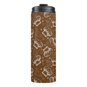 Bouteilles Isothermes motif Cuisine avec chef casquette