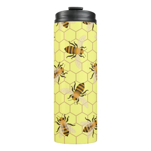 Bouteilles Isothermes Motif d'abeilles (Devant)
