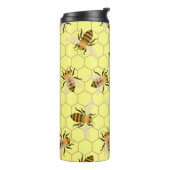 Bouteilles Isothermes Motif d'abeilles (Tourné sur la gauche)