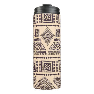 Bouteilles Isothermes Motif d'affaires tribal, ethnique, vintage