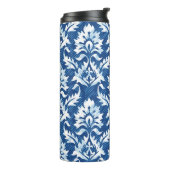 Bouteilles Isothermes Motif damassé incolore (Tourné sur la gauche)