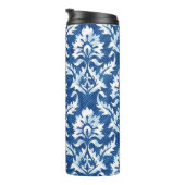 Bouteilles Isothermes Motif damassé incolore (Tourné sur la droite)