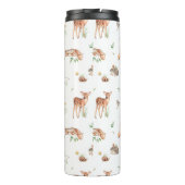 Bouteilles Isothermes Motif d'amis animaux de bois mignon (Dos)