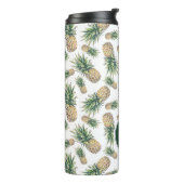 Bouteilles Isothermes Motif d'ananas d'aquarelle (Tourné sur la gauche)