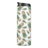 Bouteilles Isothermes Motif d'ananas d'aquarelle (Tourné sur la droite)