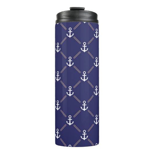 Bouteilles Isothermes Motif d'Ancre (Devant)