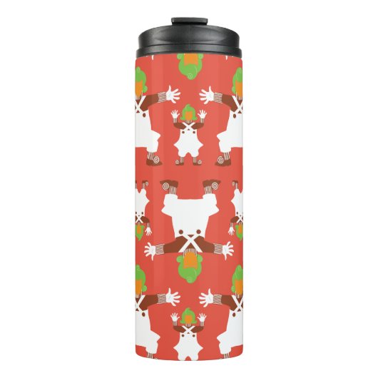 Bouteilles Isothermes Motif dansant Oompa Loompa (Devant)