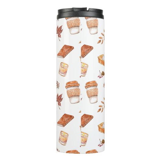 Bouteilles Isothermes Motif d'aquarelle confortable Autumn Essentials (Dos)