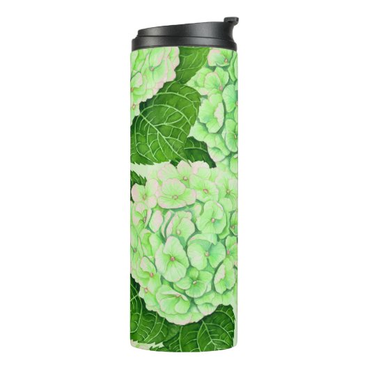 Bouteilles Isothermes Motif d'aquarelle Hydrangea (Tourné sur la gauche)