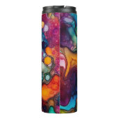 Bouteilles Isothermes Motif d'aquarelle surréaliste psychédélique (Dos)