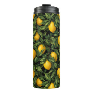 Bouteilles Isothermes Motif d'arbre d'agrumes citron vibrant