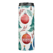 Bouteilles Isothermes Motif d'arbre de Noël (Dos)