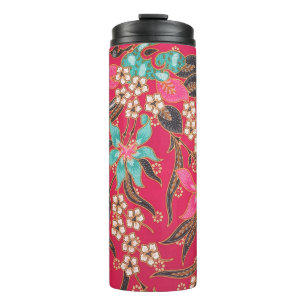Bouteilles Isothermes Motif d'art batik indonésien