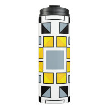 Motif d'art de courtepointe géométrique moderne 