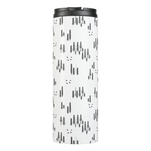 Bouteilles Isothermes Motif d'art de Forest Line (Dos)