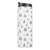 Bouteilles Isothermes Motif d'art de Forest Line (Tourné sur la droite)