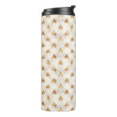Bouteilles Isothermes Motif d'art déco d'or (Tourné sur la gauche)